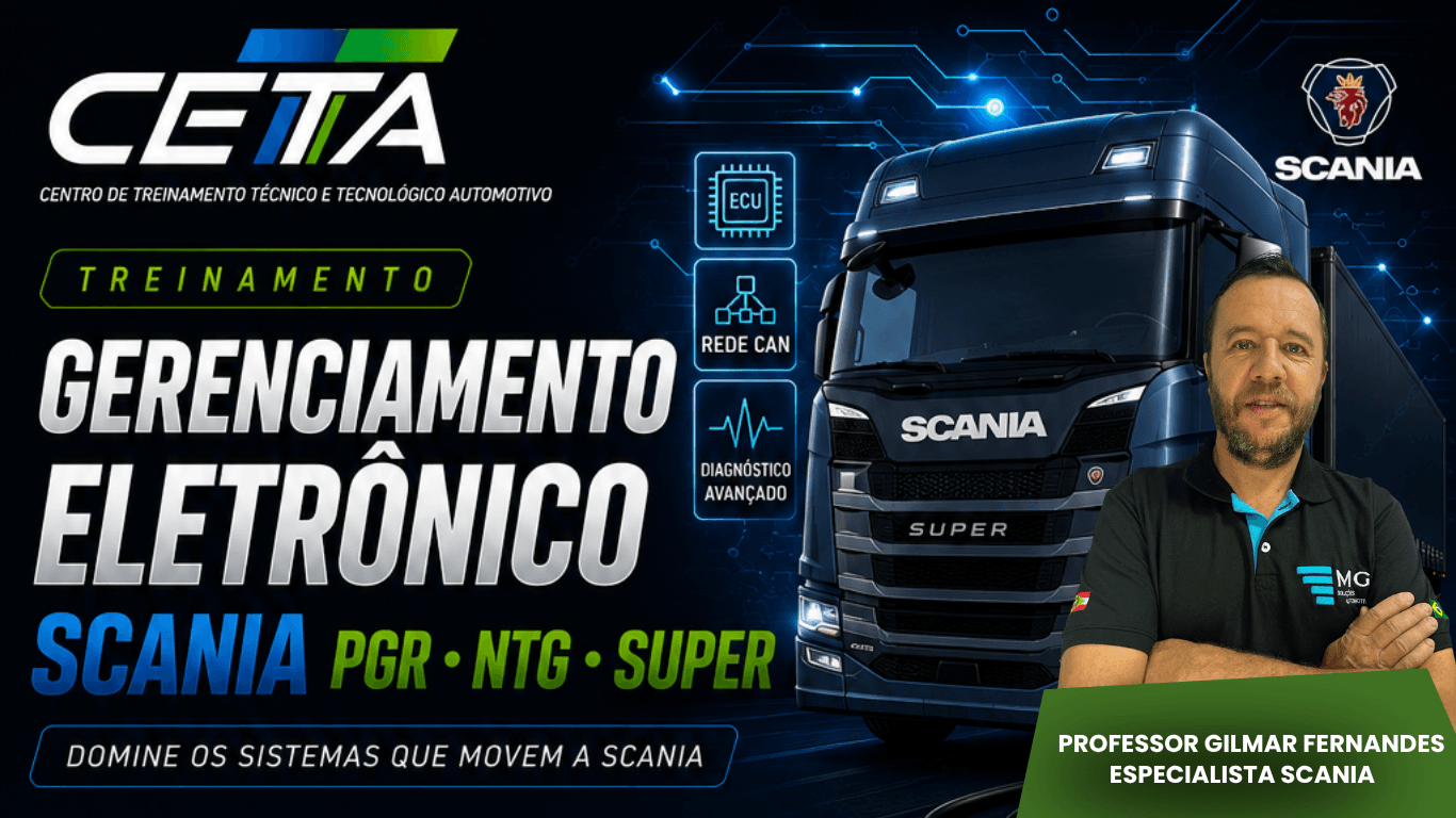 Gerenciamento Eletrônico Scania PGR / NTG / SUPER