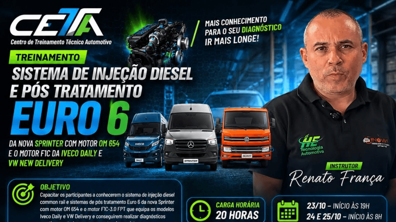 Sistema de Injeção Diesel e Pós Tratamento Euro 6